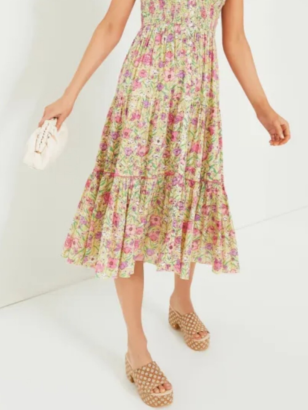 BEACH BY MATISSE | Floral Terry Platform Sandal - Picture 7 of 9
